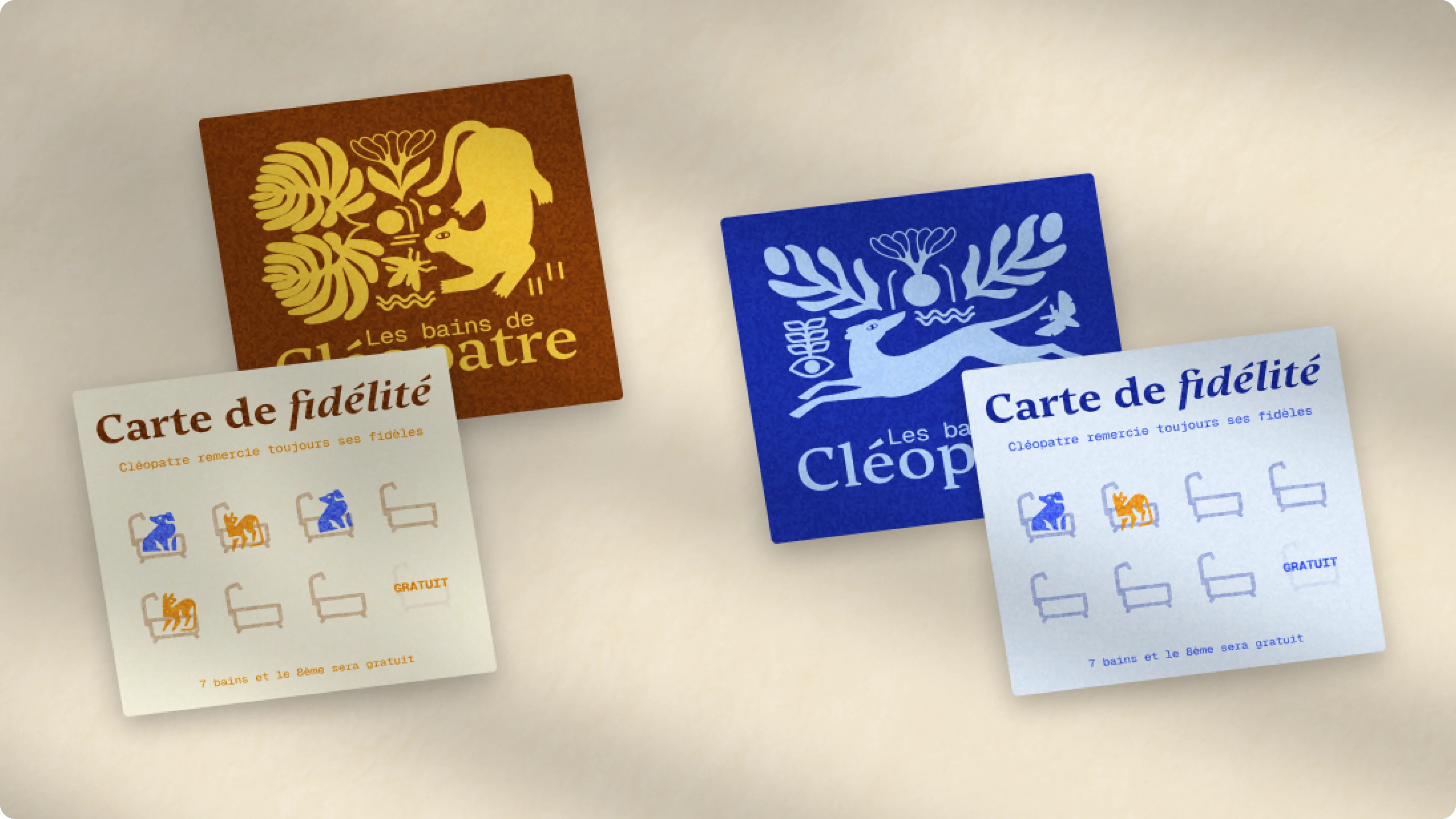 Carte de fidélité des Bains de Cléopatre