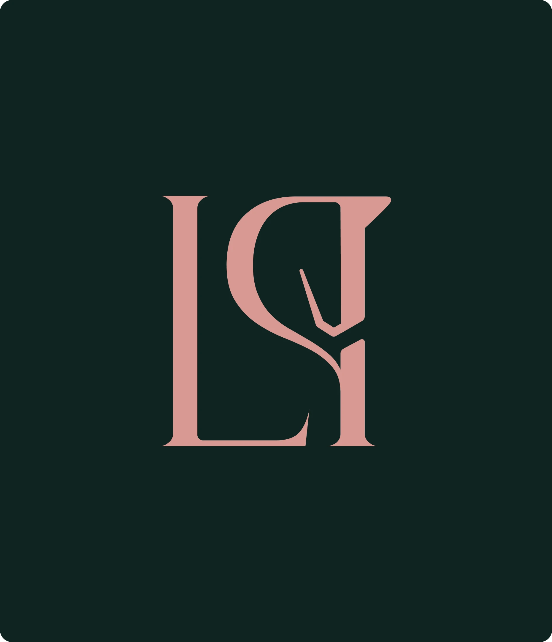 Logo icon Little Pony rose sur fond vert