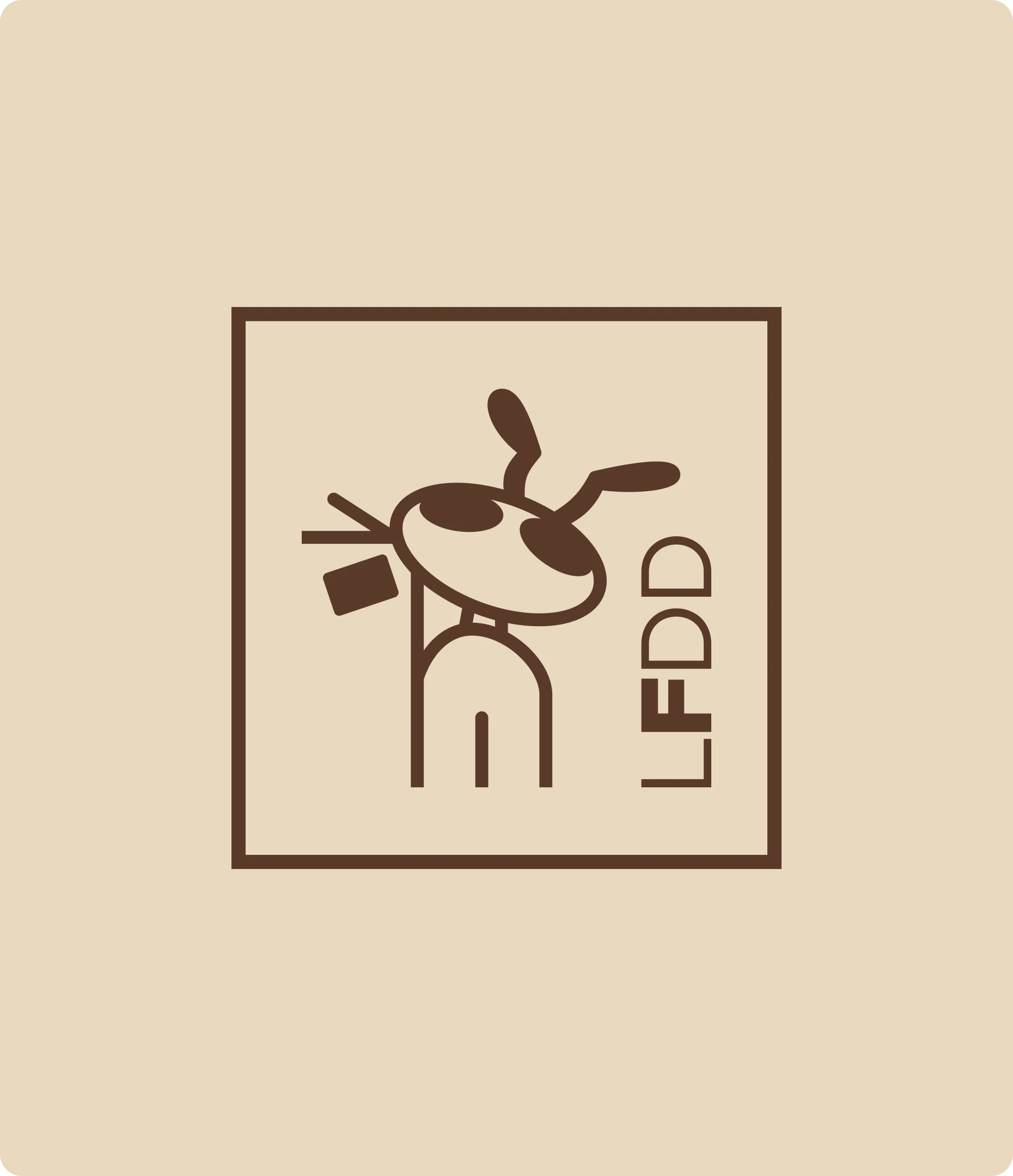 Logo icone mascotte Les fourmis du déménagement