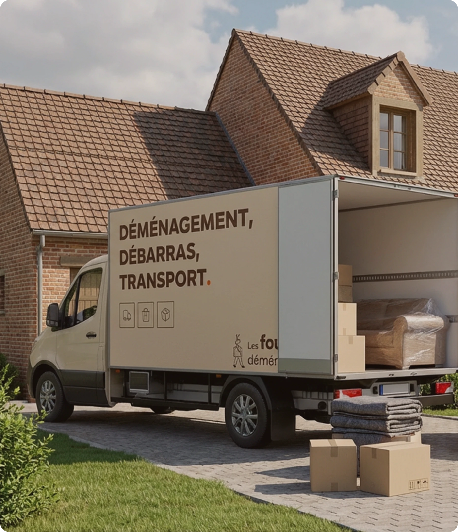 Camion de déménagement Les fourmis du déménagement