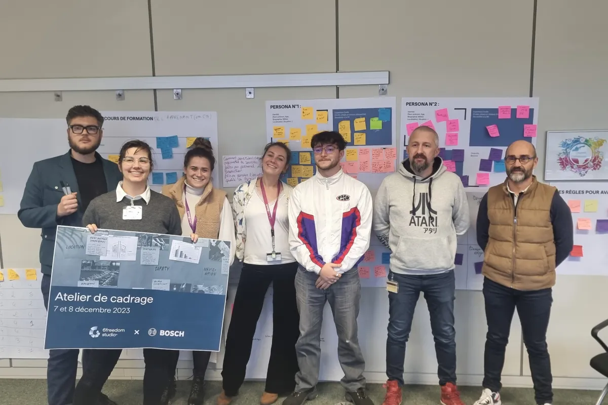 équipe qui a partager à l'atelier