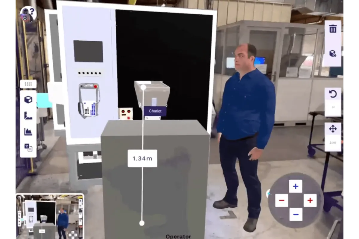 Interface de sight3d sur ipad