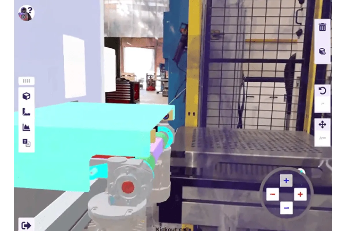 Interface de sight3d sur ipad