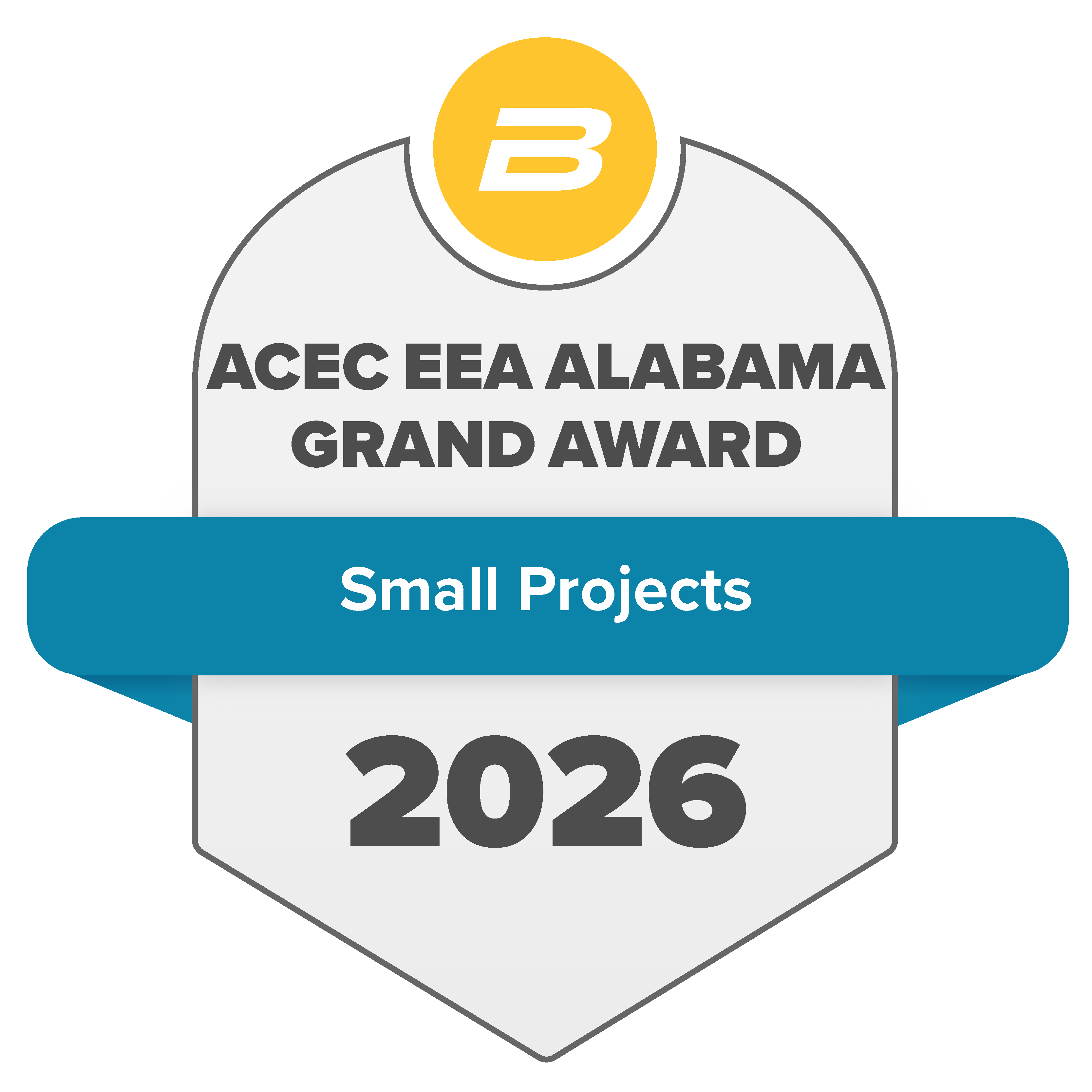 American Council of Engineering Companies Alabama Engineering Excellence Grand Award seal, Small Projects category