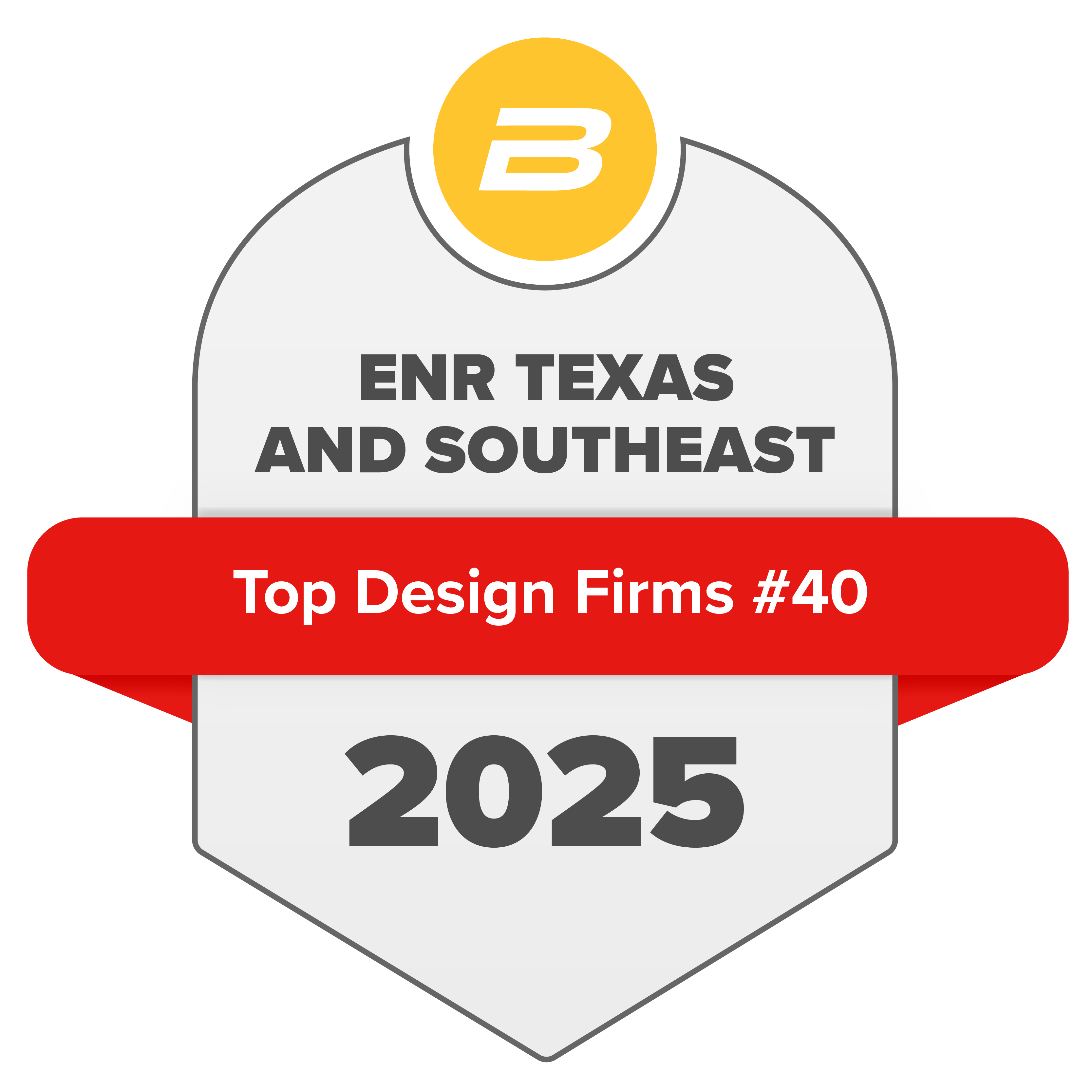 Building Design + Construction 2024 Giants 400 Top 40 Firms award seal