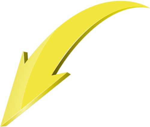 A yellow arrow pointing down to the text to the left.