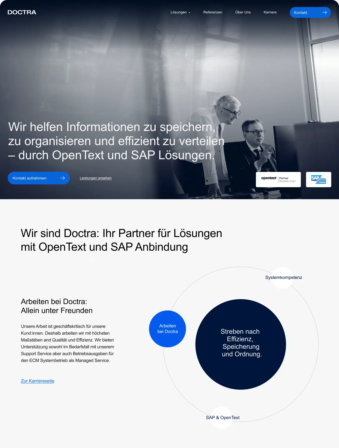Showcase: Website Beispiel für den Mittelstand