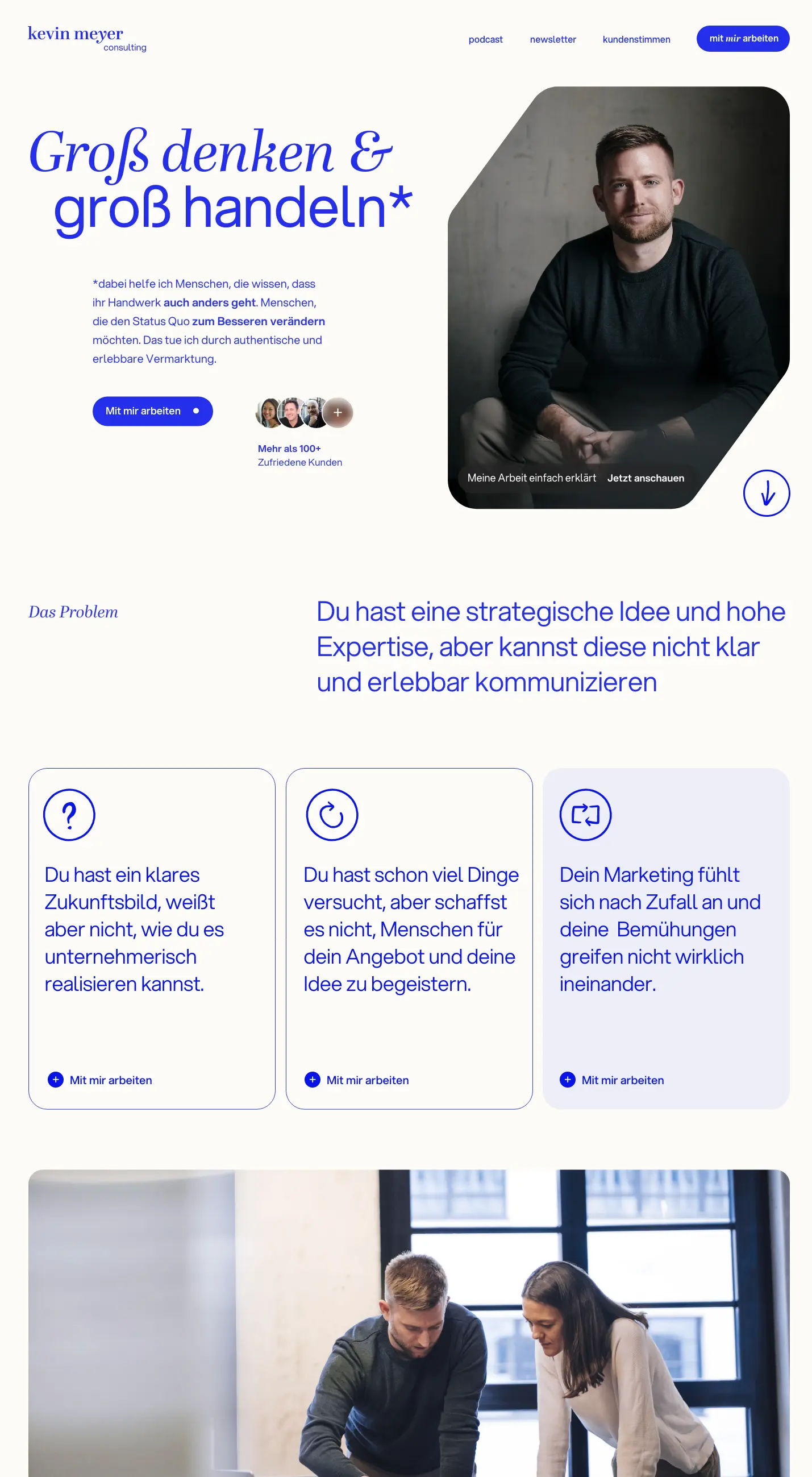 Showcase: Webflow Website Beispiel für Coaches und Berater