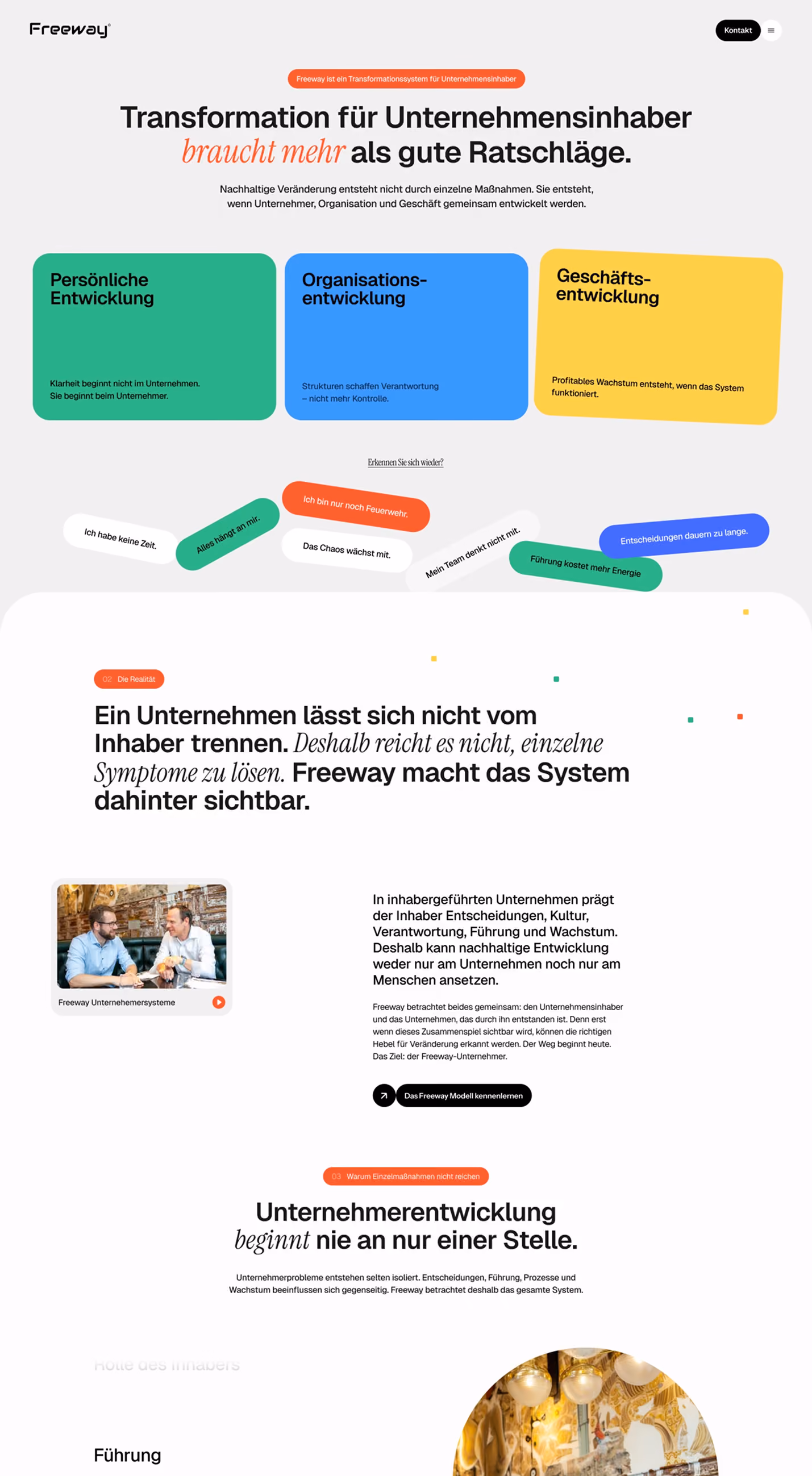 Case Study: Explorative Unternehmenswebsite mit zahlreichen GSAP Animationen in Webflow