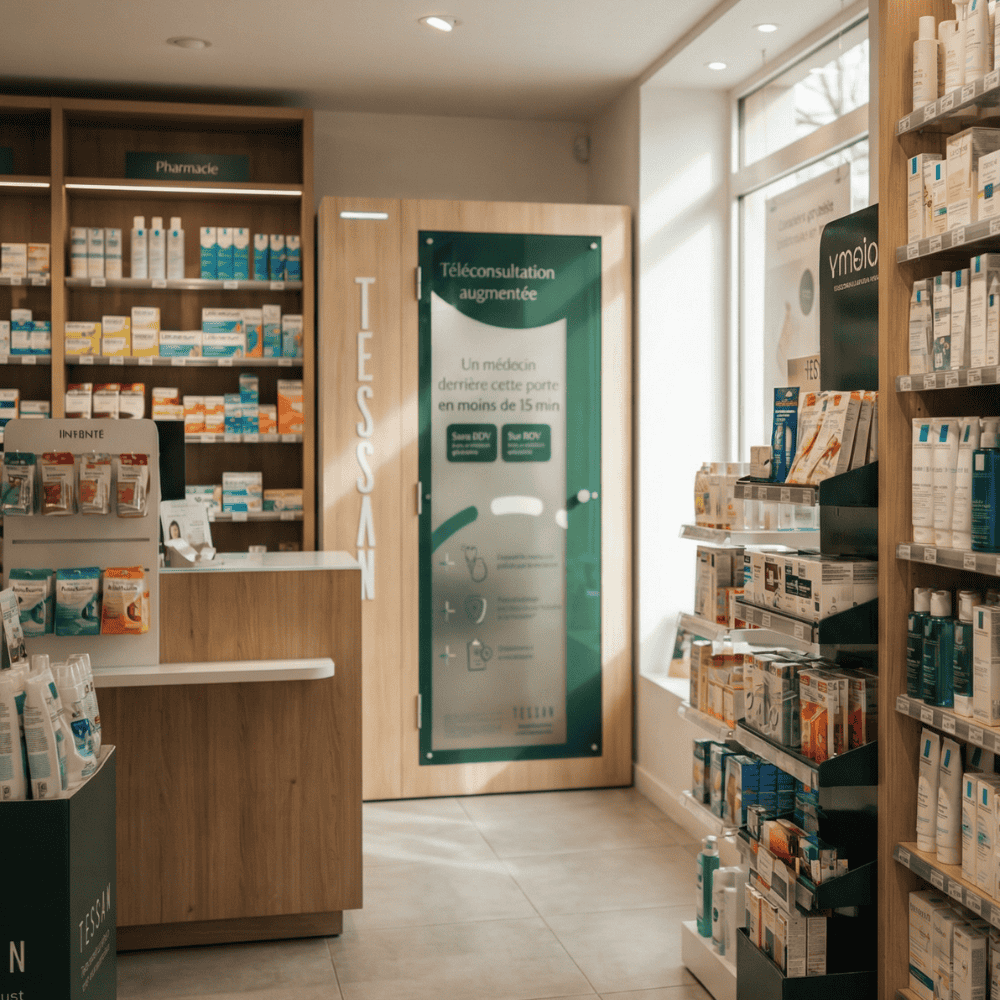 tessan teleconsultation booth open door