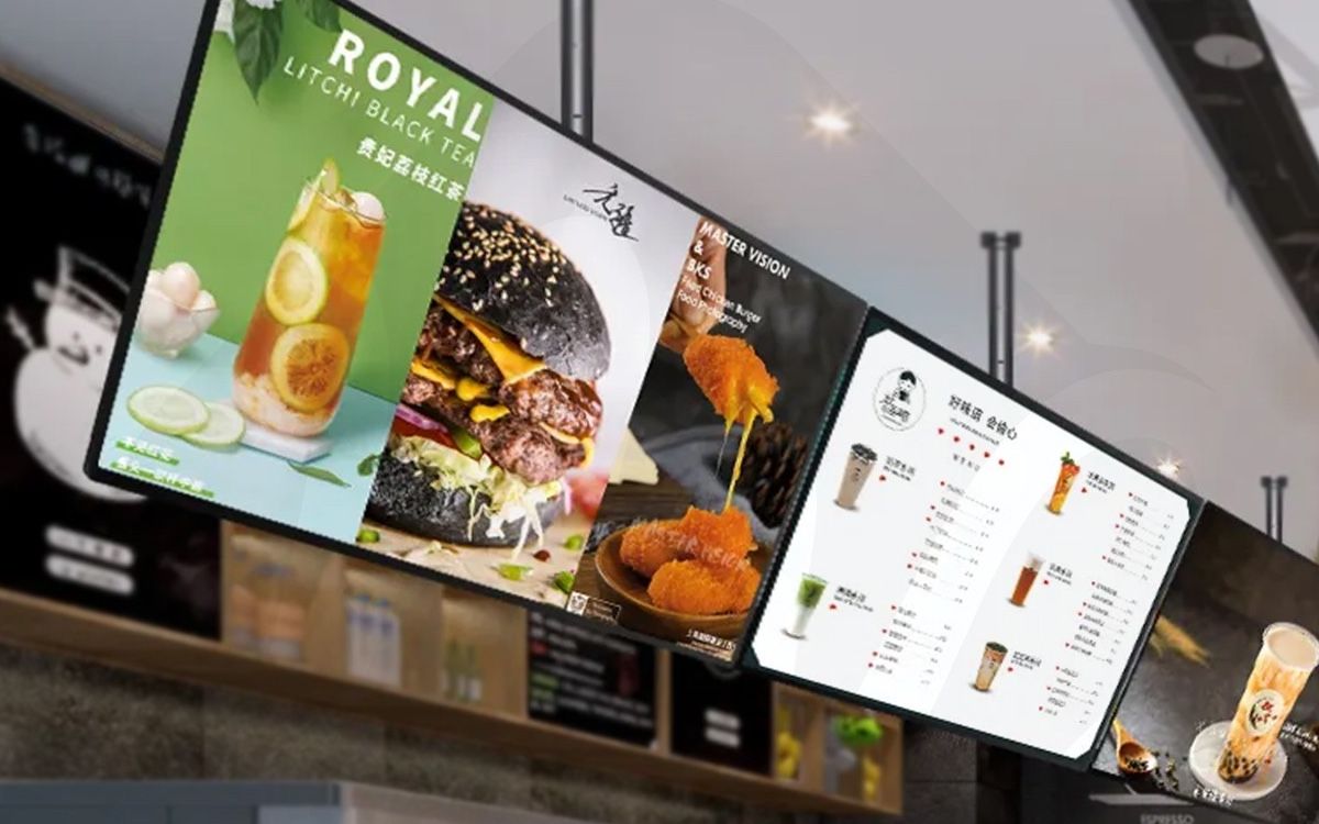 7 Ways To Use Digital Signage In The Hospitality Industry — LCD Digital Menu Boards LED display gallery image 2 by onQ Digital