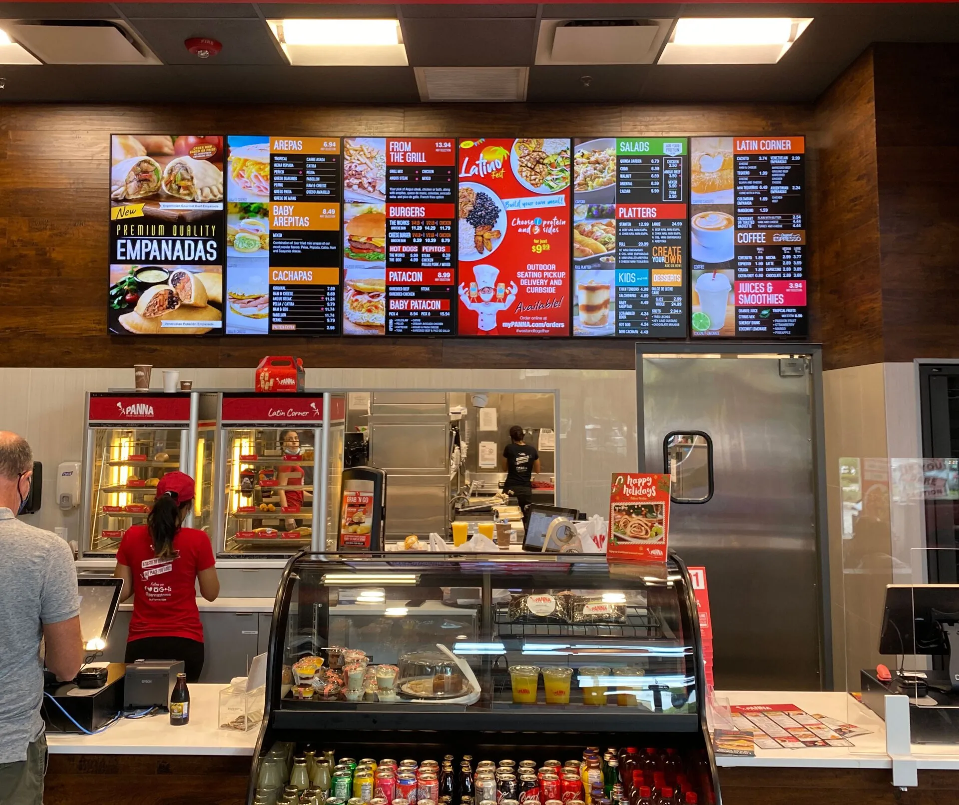 LCD Digital Menu Boards LED display feature by onQ Digital