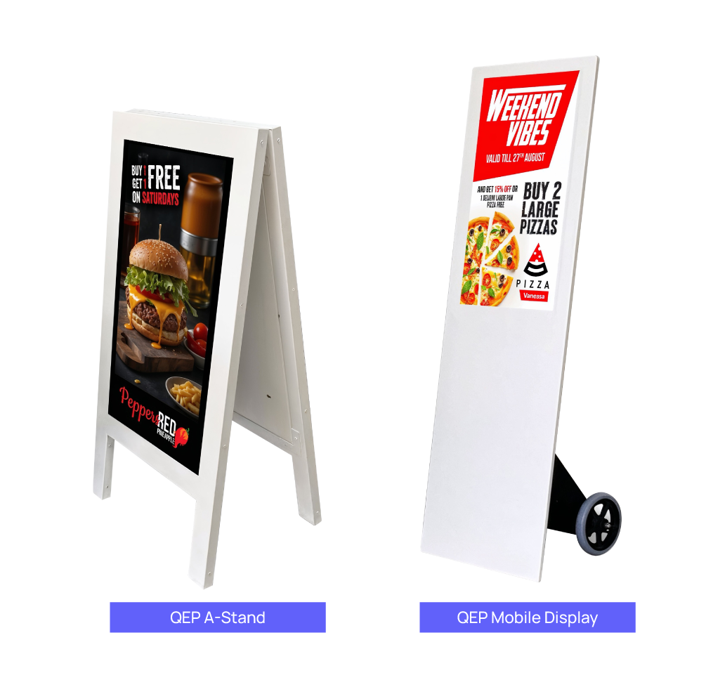 The Role of Digital Signage in Real Estate Marketing — E-Paper Displays LED display feature by onQ Digital