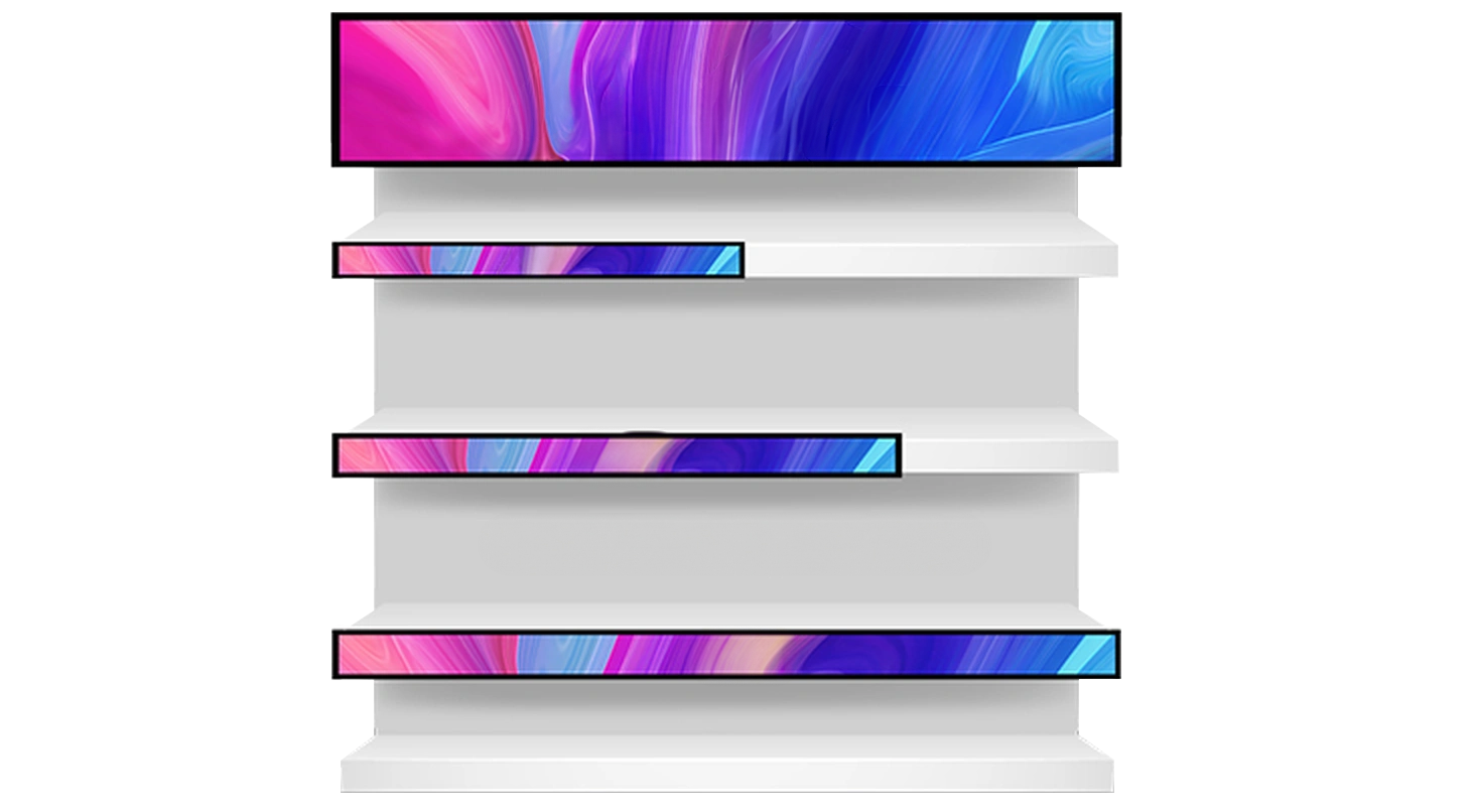 Digital Shelf Edge Displays digital signage display by onQ Digital