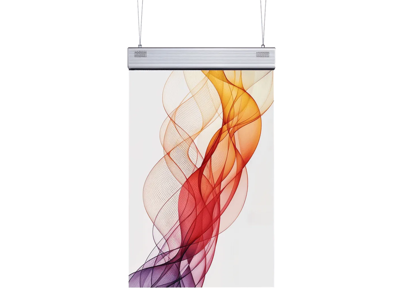 Transparent LED Banners digital signage display by onQ Digital
