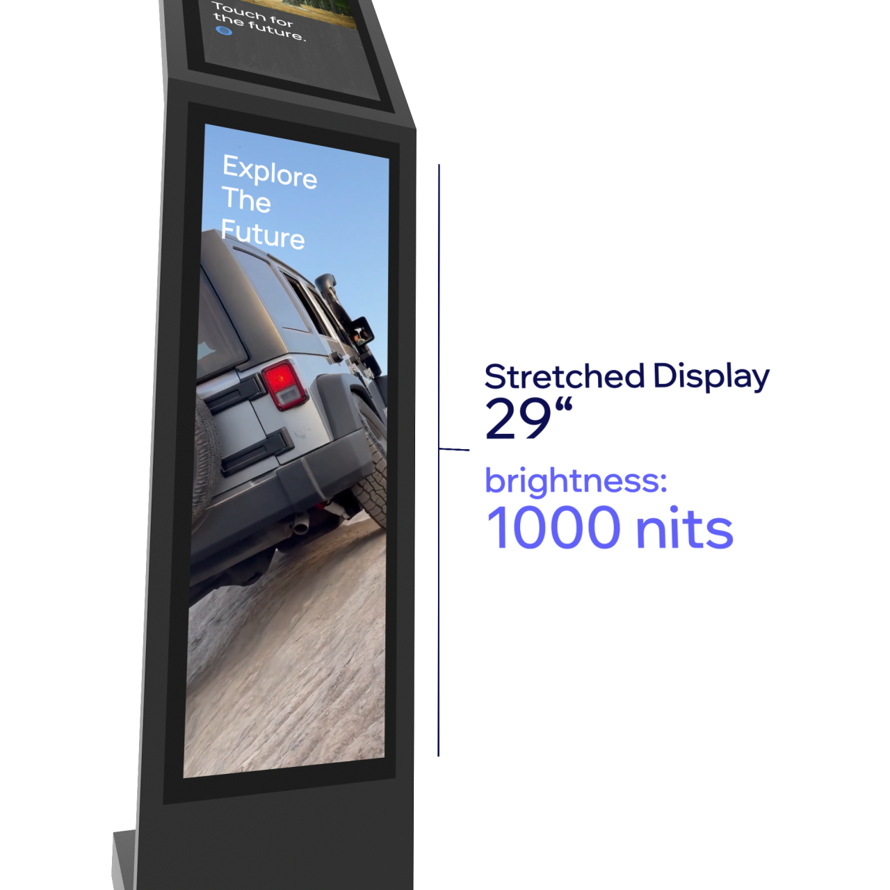 Digital Totem LED display feature by onQ Digital