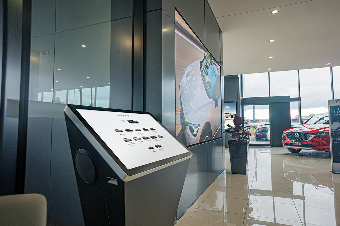Freestanding Touch Screen Kiosk High-Quality Commercial Display for Any feature image by onQ Digital Group