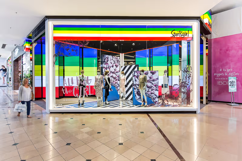 Sportsgirl Chadstone Digital Signage Installation digital signage installation by onQ Digital Group