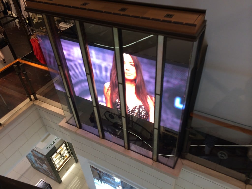 David Jones Elizabeth Street Sydney Digital Signage digital signage installation by onQ Digital Group