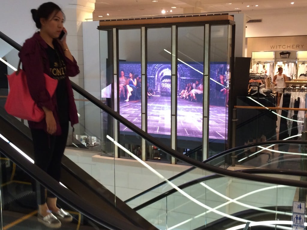 onQ vs Fusion Signage — David Jones Elizabeth Street Sydney Digital Signage installation gallery image 1 by onQ Digital Group