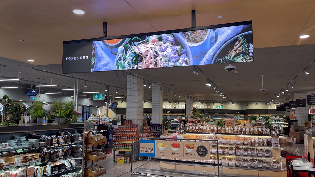 Coles ST Kilda Digital Signage Installation installation gallery image 5 by onQ Digital Group