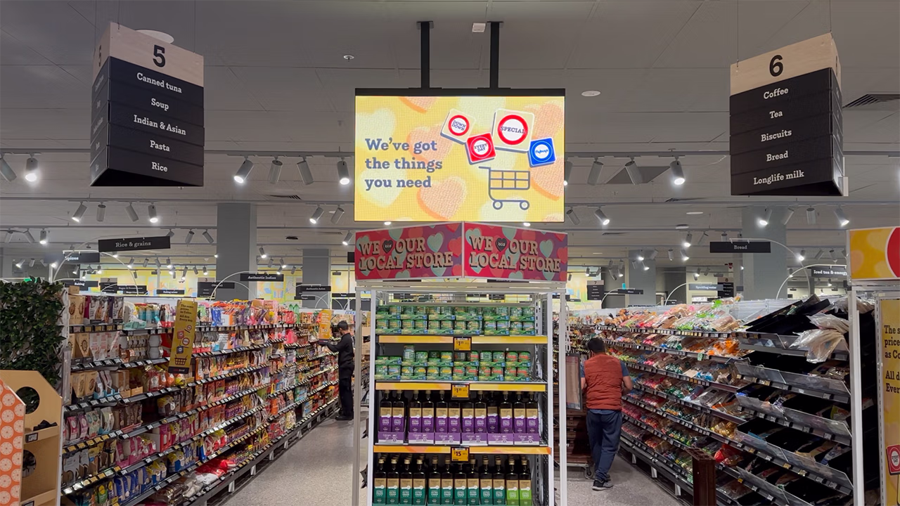 Coles ST Kilda Digital Signage Installation installation gallery image 6 by onQ Digital Group