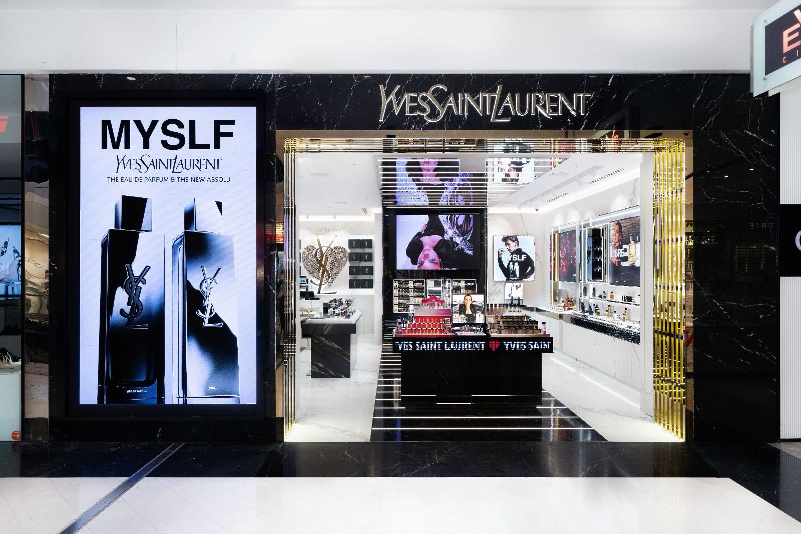 Yves Saint Laurent Chadstone Digital Signage installation gallery image 10 by onQ Digital Group