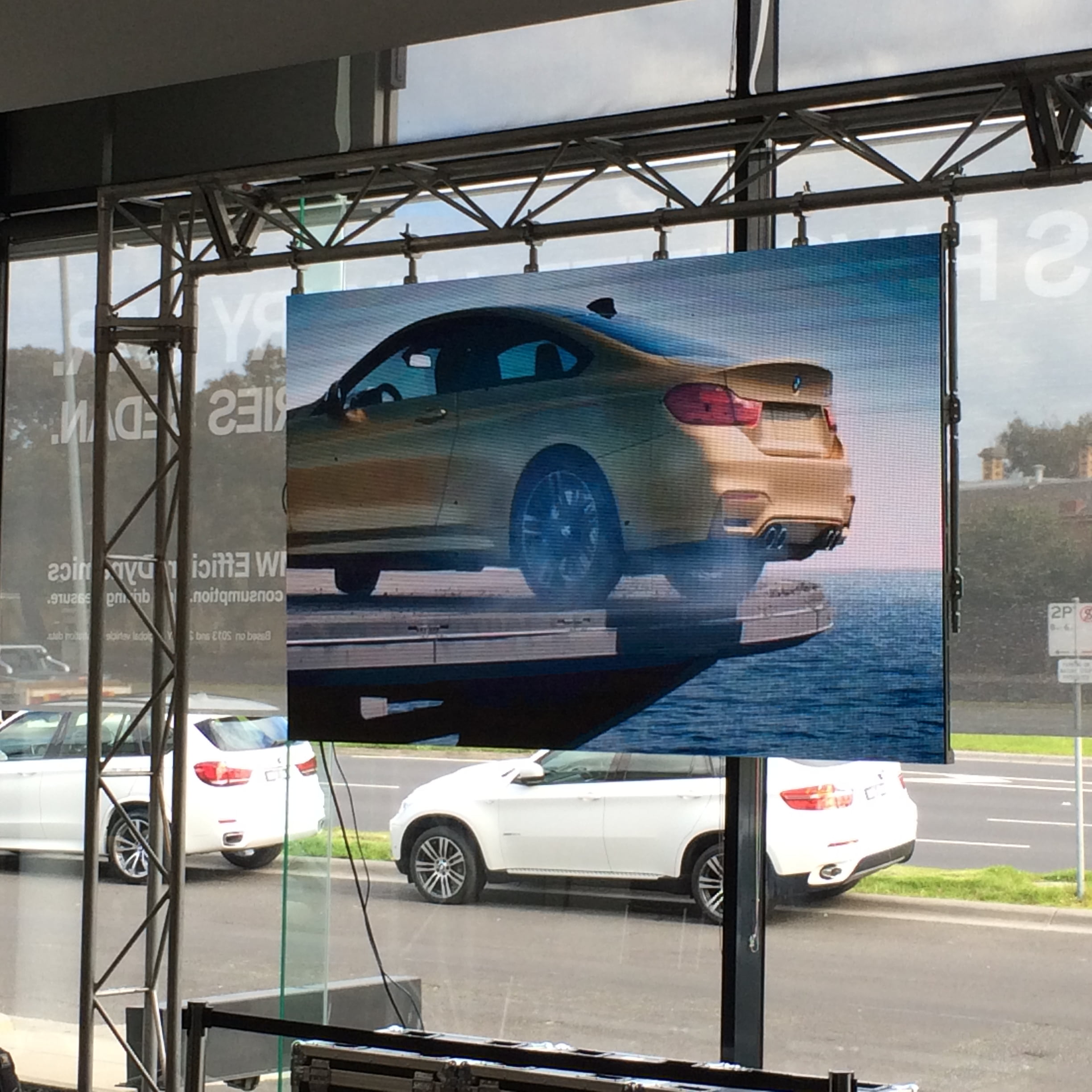 BMW Brighton Digital Signage Installation installation gallery image 2 by onQ Digital Group
