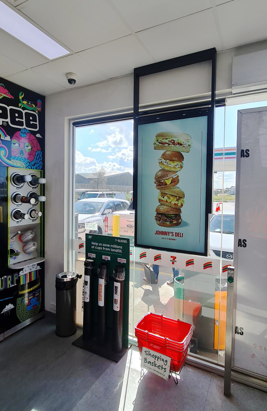 7-Eleven Storefront Digital Signage Upgrade installation gallery image 5 by onQ Digital Group