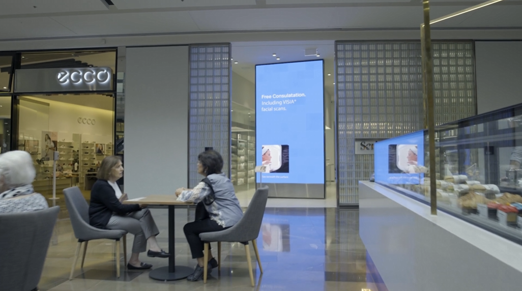 Script Skincare Doncaster Signage Rollout digital signage installation by onQ Digital Group
