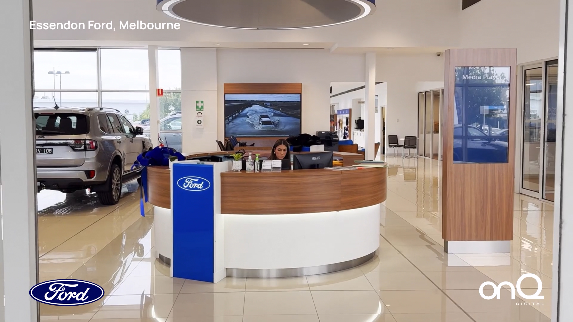 Revolutionize Content Creation with AI-Powered Video Automation in onQ Digital Signage Software — Essendon Ford Automotive Digital Signage results video thumbnail by onQ Digital Group