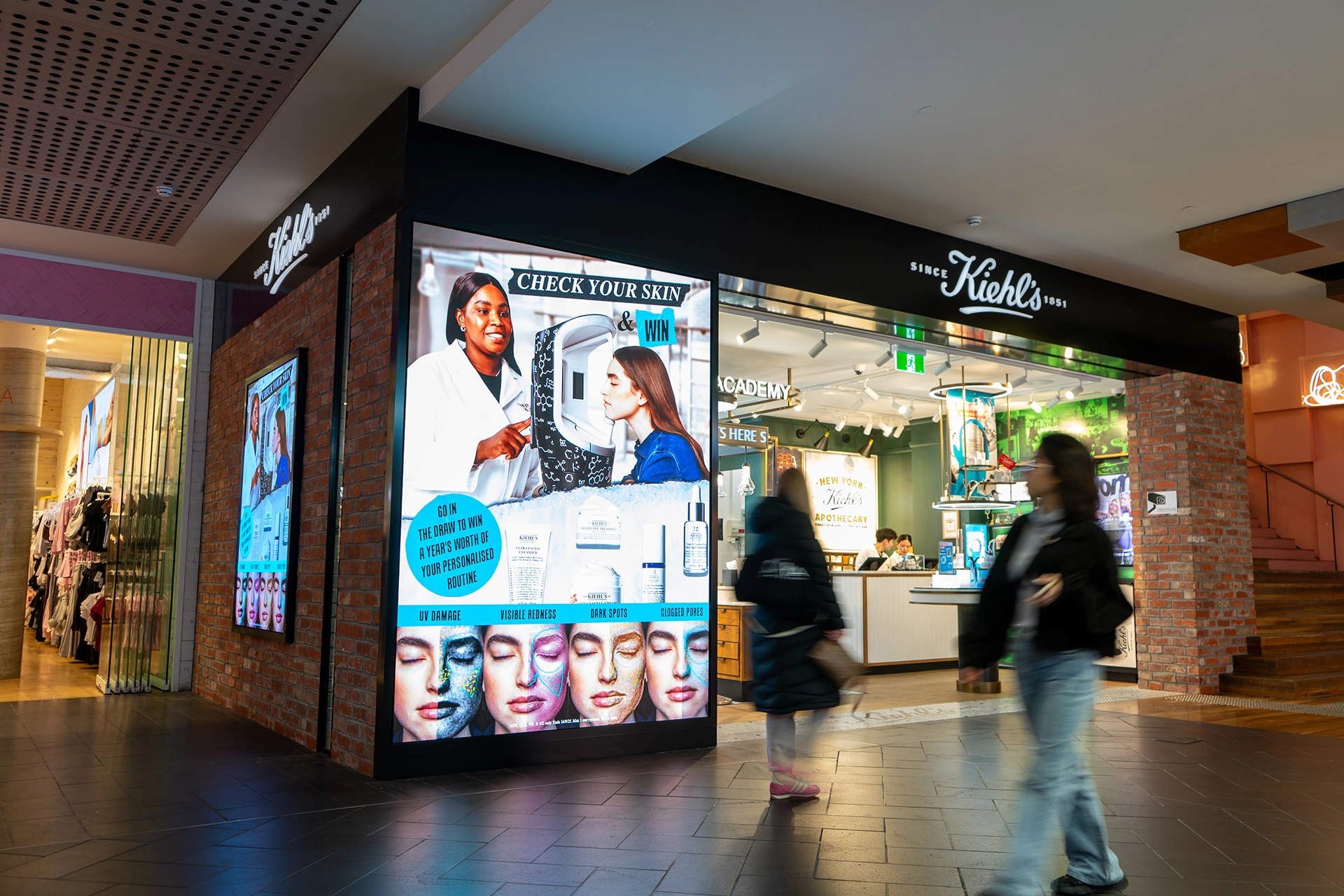 Kiehl's Digital Signage Experience Rollout installation gallery image 2 by onQ Digital Group