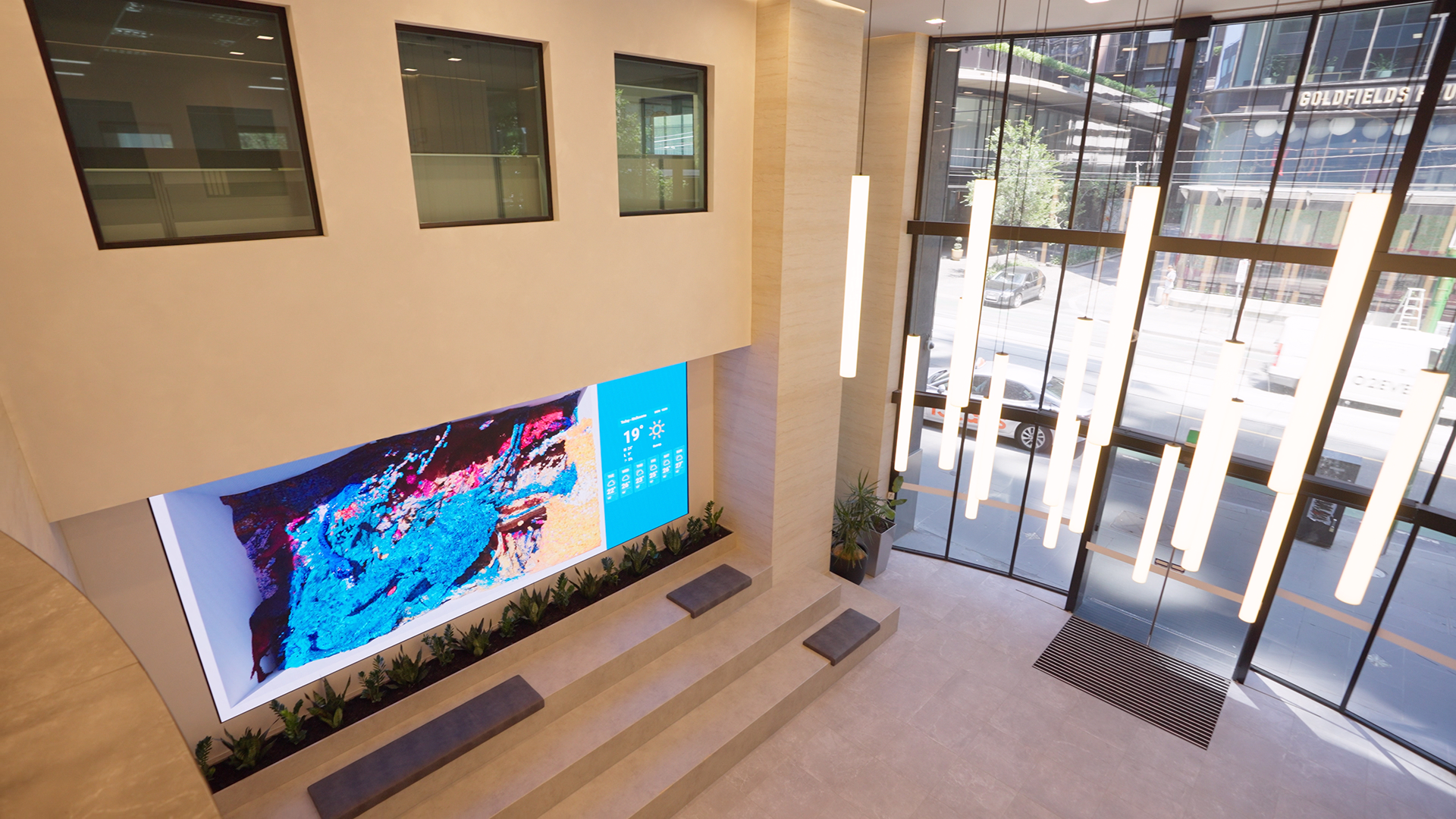 650 Chapel Street Commercial Building Digital Signage installation gallery image 5 by onQ Digital Group
