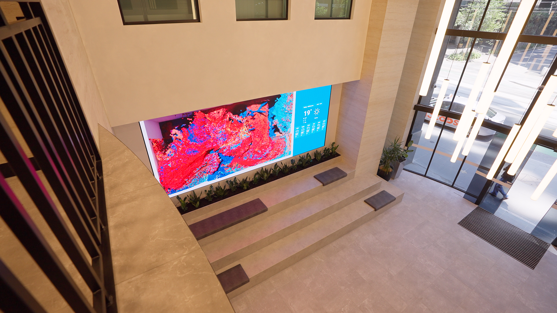 650 Chapel Street Commercial Building Digital Signage installation gallery image 7 by onQ Digital Group