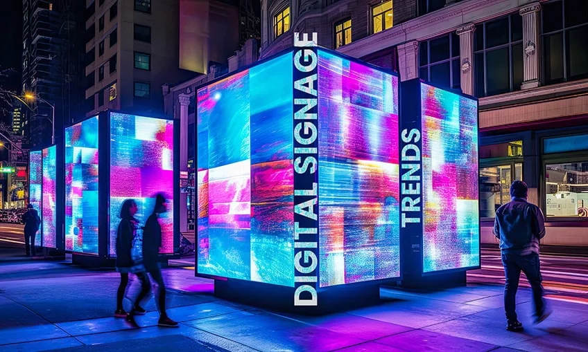 Digital Signage Trends to Watch Out for in 2024 LED signage insight by onQ Digital