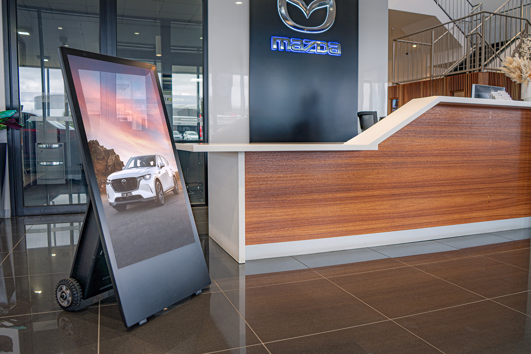 How Battery-Powered Digital A-Frames Are Redefining Outdoor Advertising LED signage insight by onQ Digital