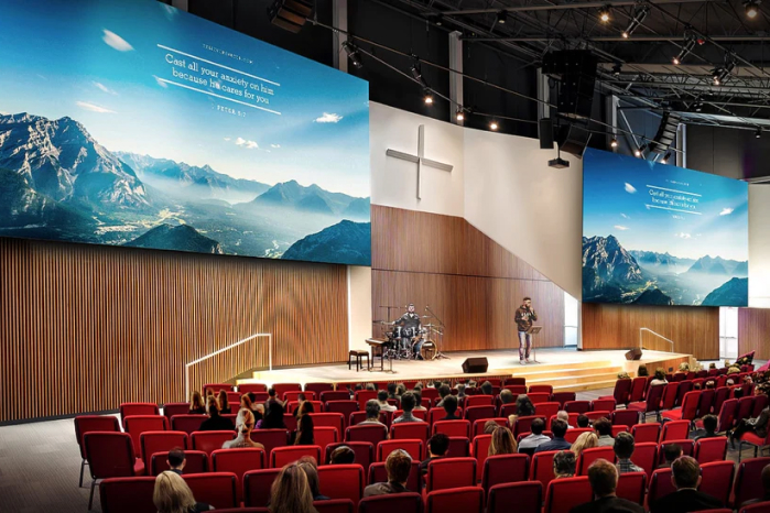 Houses Of Worship digital signage CTA by onQ Digital Group