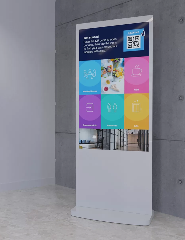 Corporate digital signage benefits by onQ Digital Group