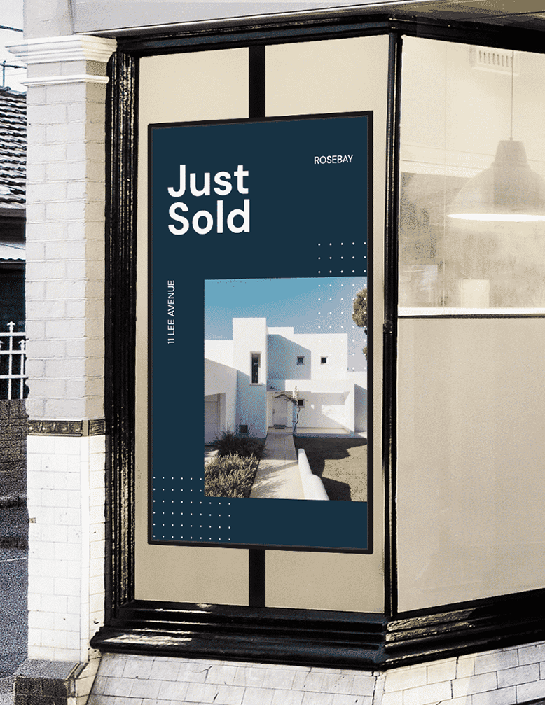 Real Estate digital signage benefits by onQ Digital Group