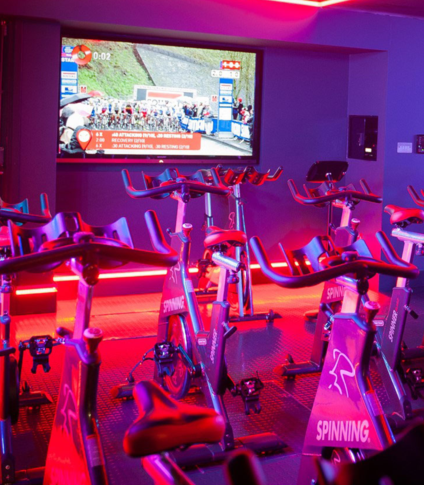 Fitness Recreation digital signage by onQ Digital Group