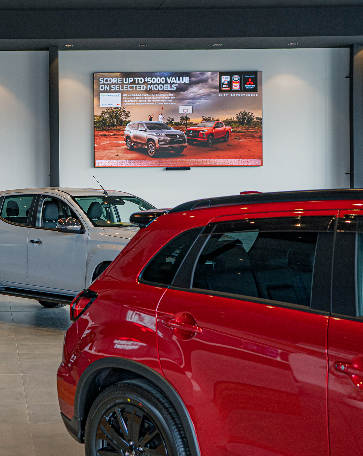 Automotive digital signage by onQ Digital Group