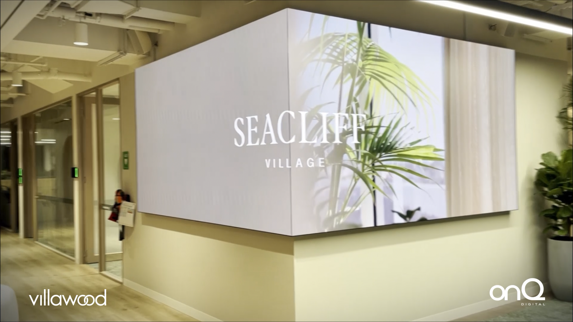Villawood Properties, L-Shaped LED Screen Installation results video thumbnail by onQ Digital