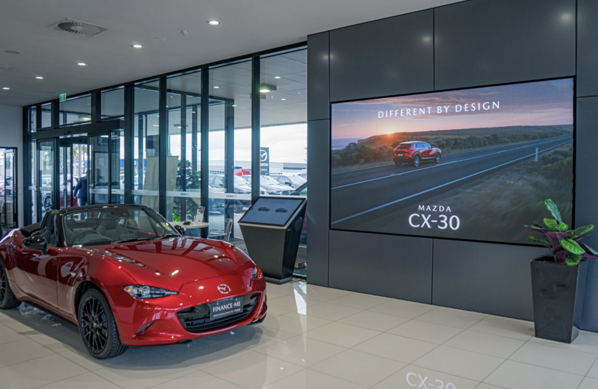 Mazda, Brighton Dealership Digital Signage