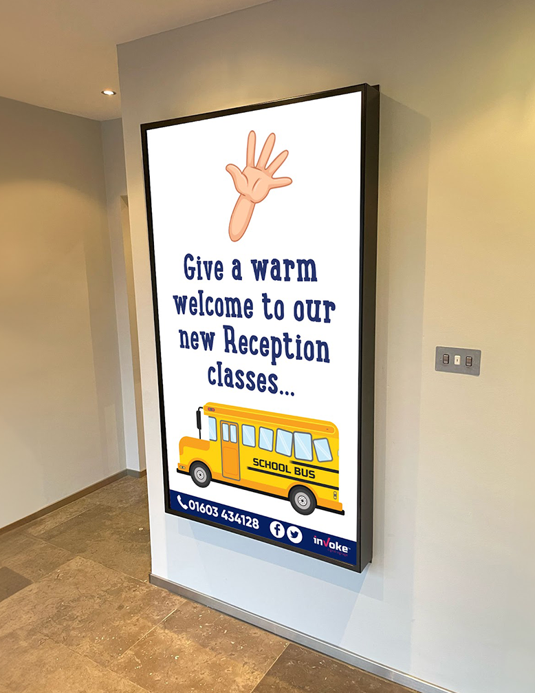 Education digital signage benefits image by onQ Digital