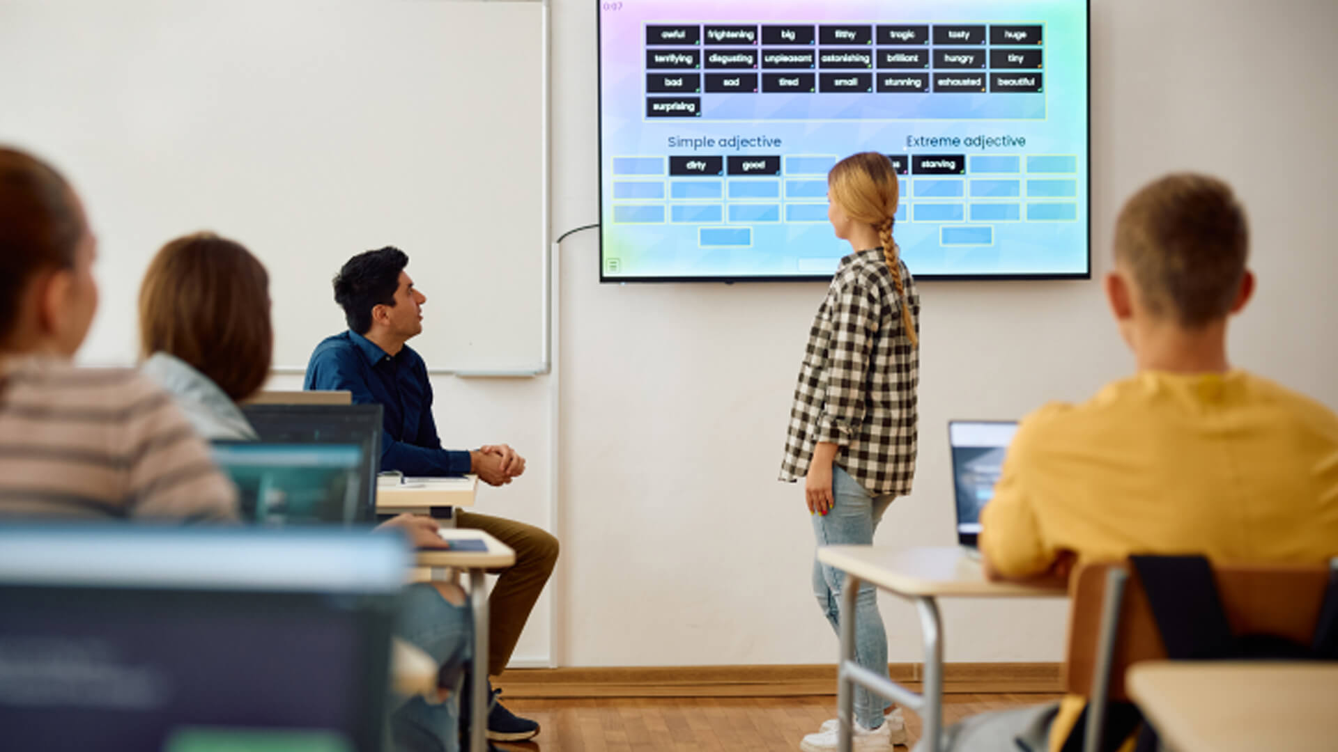 Education digital signage solution image by onQ Digital