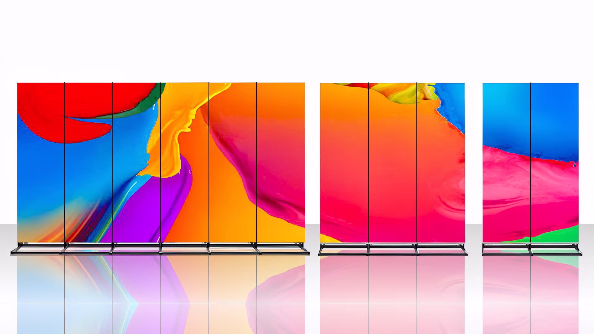 LED freestanding digital poster