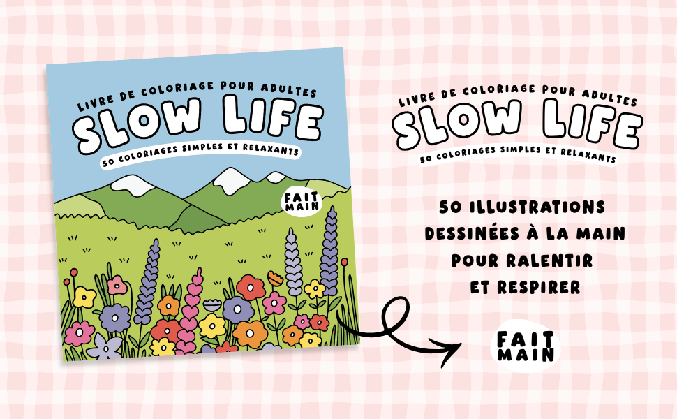 slow life livre de coloriage fait main studio jeanne