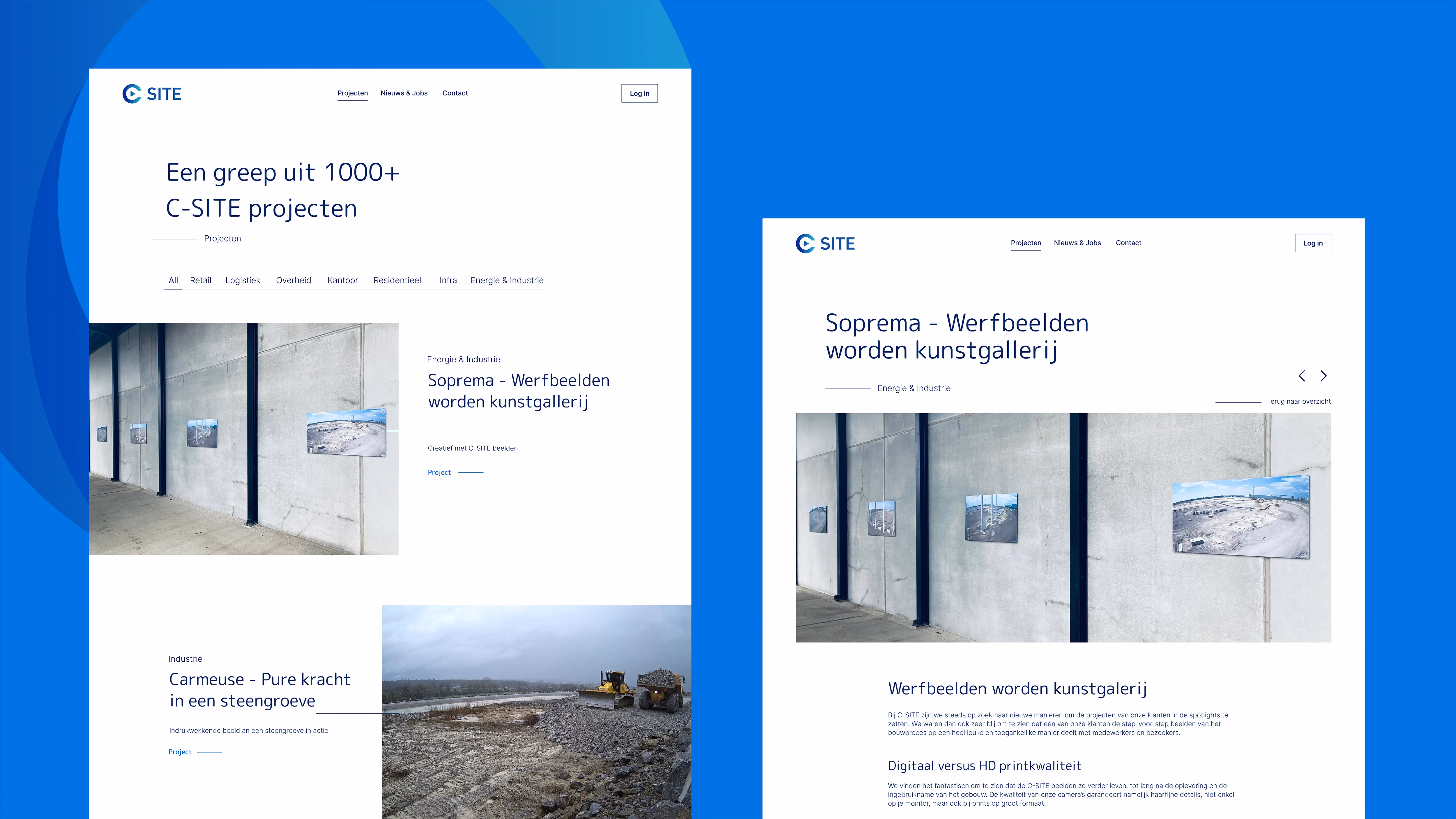 Tweede feature afbeelding van de C-site case