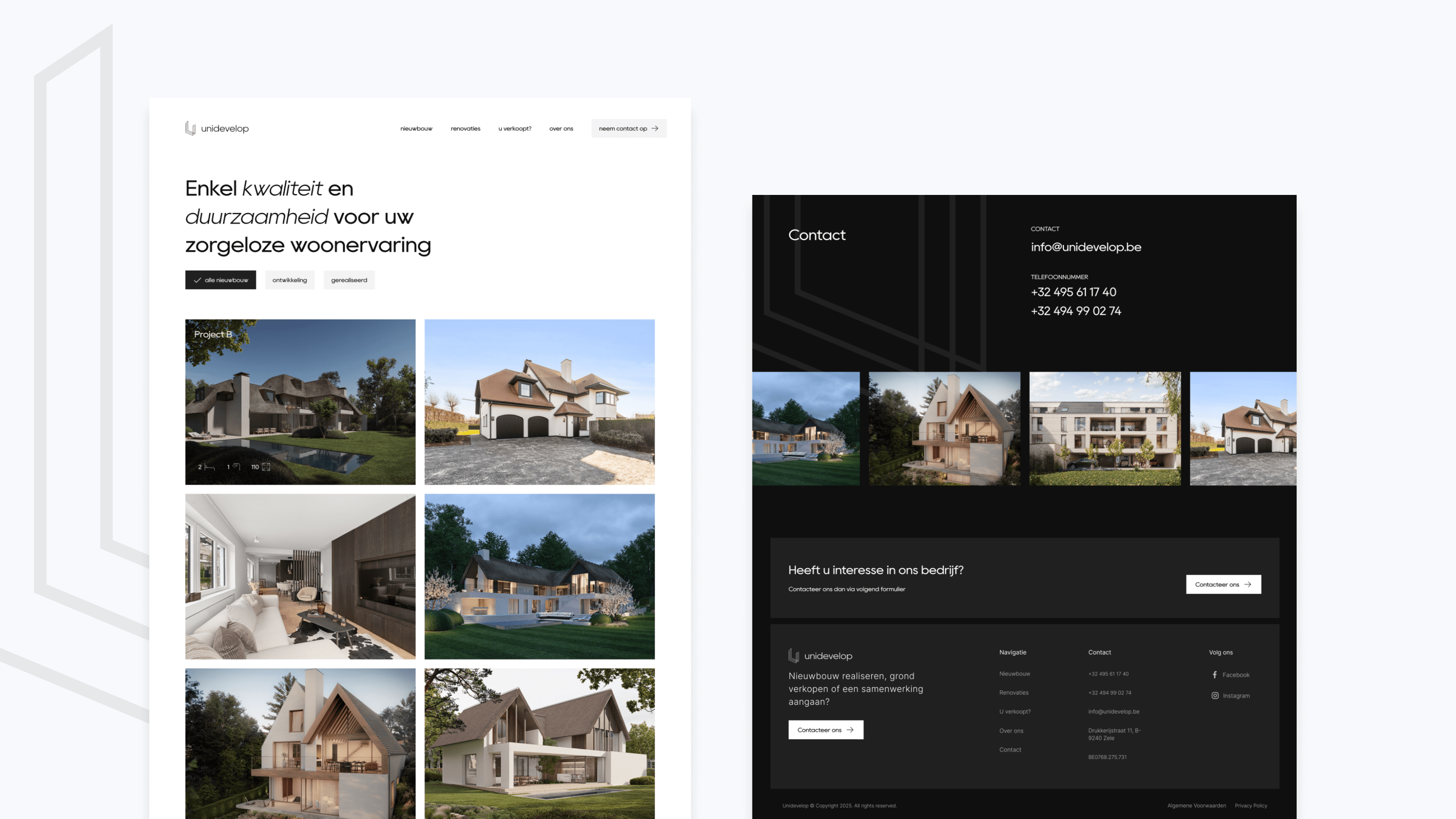 Tweede feature afbeelding van de Unidevelop case