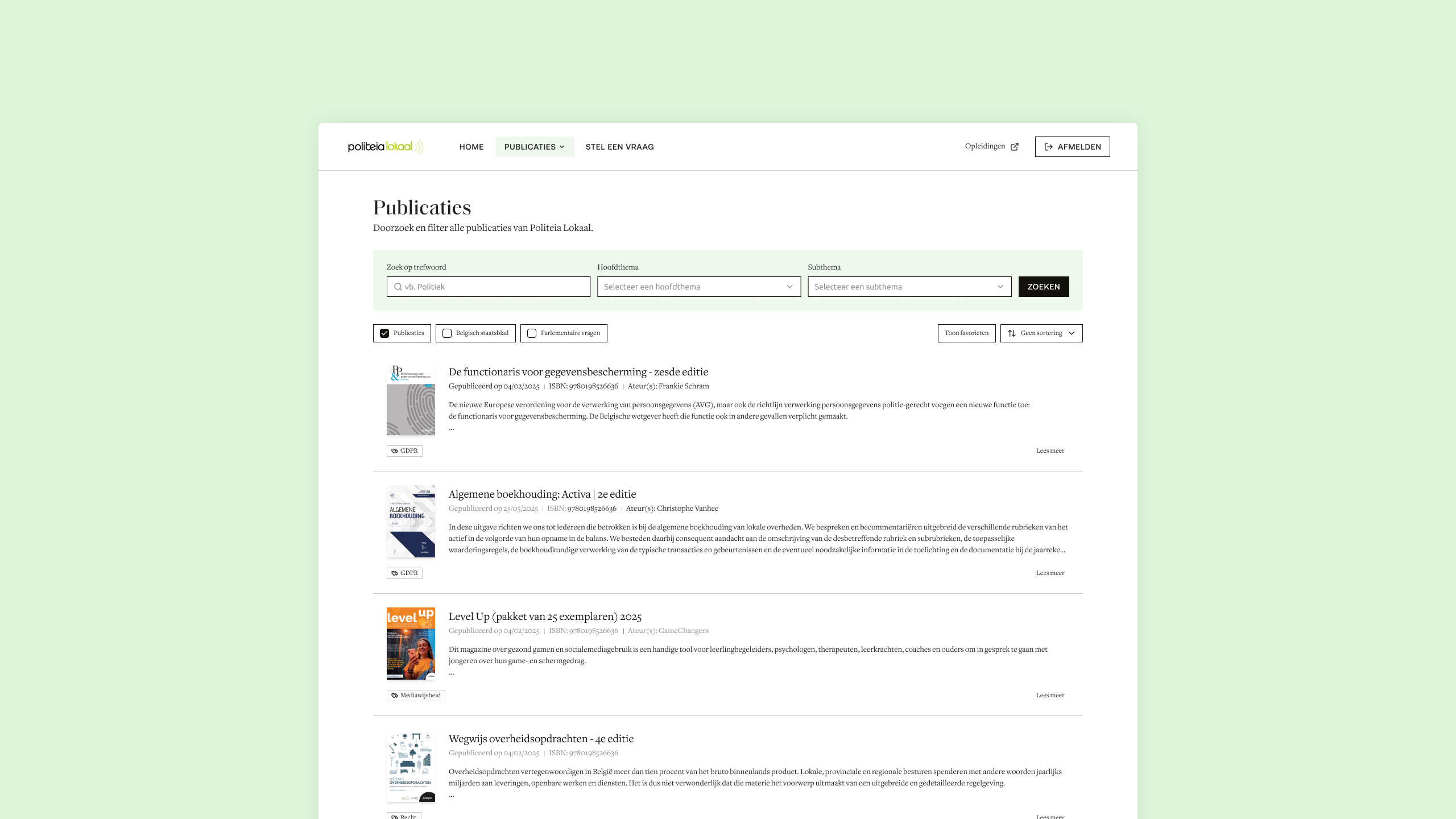 Derde feature afbeelding van de Politeia case